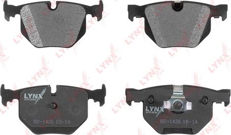 LYNXauto BD-1426 - Тормозные колодки, дисковые, комплект autospares.lv