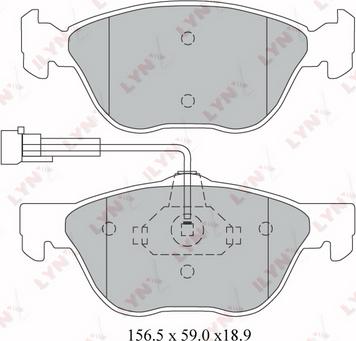 Dynamatrix DBP1299 - Тормозные колодки, дисковые, комплект autospares.lv