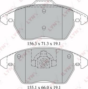 Pagid 8DB 355 011-811 - Тормозные колодки, дисковые, комплект autospares.lv