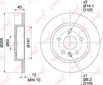 CAR DF6340 - Тормозной диск autospares.lv