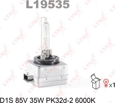 LYNXauto L19535 - Лампа накаливания, фара дальнего света autospares.lv