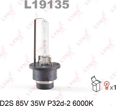 LYNXauto L19135 - Лампа накаливания, фара дальнего света autospares.lv