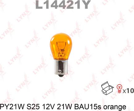 LYNXauto L14421Y - Лампа накаливания autospares.lv