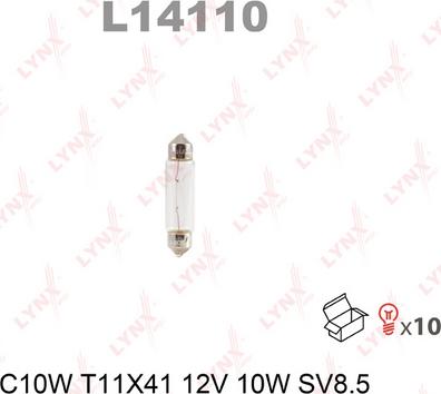 LYNXauto L14110 - Лампа накаливания autospares.lv