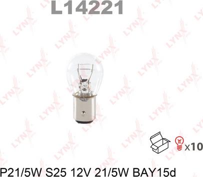LYNXauto L14221 - Лампа накаливания autospares.lv