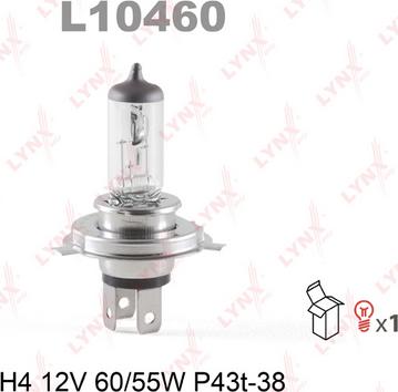 LYNXauto L10460 - Лампа накаливания, фара дальнего света autospares.lv