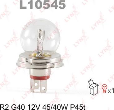 LYNXauto L10545 - Лампа накаливания, фара дальнего света autospares.lv