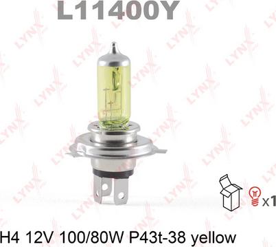 LYNXauto L11400Y - Лампа накаливания autospares.lv