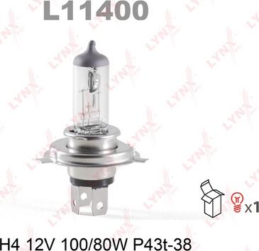 LYNXauto L11400 - Лампа накаливания autospares.lv