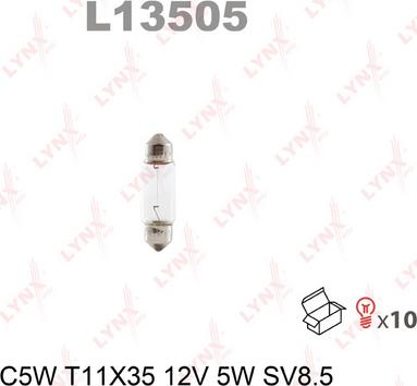 LYNXauto L13505 - Лампа накаливания autospares.lv