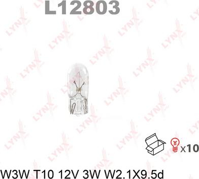 LYNXauto L12803 - Лампа накаливания autospares.lv