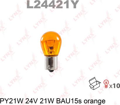 LYNXauto L24421Y - Лампа накаливания autospares.lv