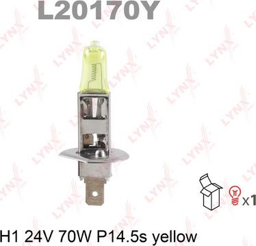 LYNXauto L20170Y - Лампа накаливания, противотуманная фара autospares.lv