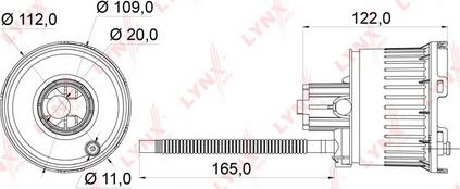 LYNXauto LF-964M - Топливный фильтр autospares.lv