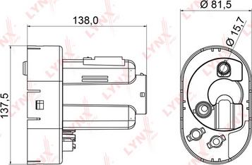 LYNXauto LF-963M - Топливный фильтр autospares.lv