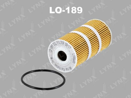 LYNXauto LO-189 - Масляный фильтр autospares.lv