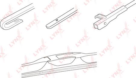 LYNXauto LX400 - Щетка стеклоочистителя autospares.lv