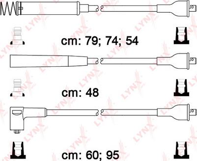 LYNXauto SPC5909 - Комплект проводов зажигания autospares.lv