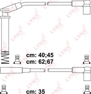 LYNXauto SPC5932 - Комплект проводов зажигания autospares.lv