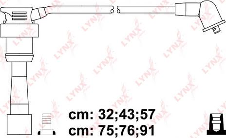 LYNXauto SPC5505 - Комплект проводов зажигания autospares.lv