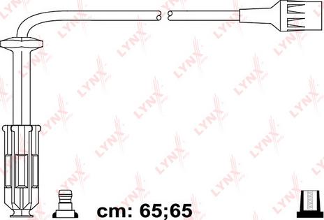 LYNXauto SPC5323 - Комплект проводов зажигания autospares.lv