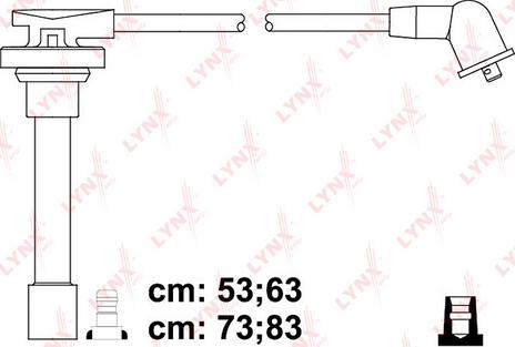 LYNXauto SPC3419 - Комплект проводов зажигания autospares.lv