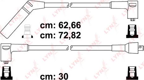 LYNXauto SPC3602 - Комплект проводов зажигания autospares.lv