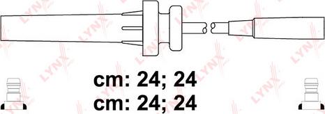 LYNXauto SPC2010 - Комплект проводов зажигания autospares.lv