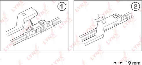 LYNXauto XF6550P - Щетка стеклоочистителя autospares.lv