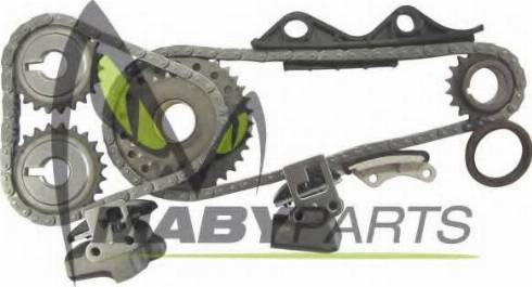 Mabyparts KTC00004A - Комплект цепи привода распредвала autospares.lv