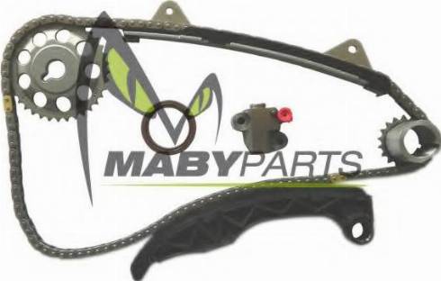 Mabyparts KTC00017A - Комплект цепи привода распредвала autospares.lv