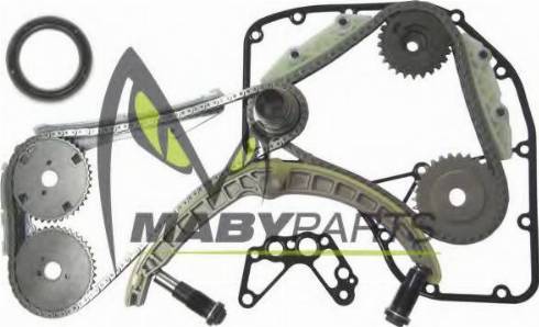 Mabyparts KTC00123A - Комплект цепи привода распредвала autospares.lv