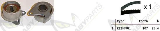 Mabyparts OBK010495 - Комплект зубчатого ремня ГРМ autospares.lv