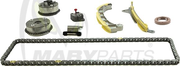 Mabyparts OTK930140 - Комплект цепи привода распредвала autospares.lv