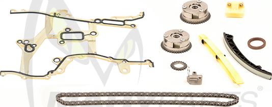 Mabyparts OTK933070 - Комплект цепи привода распредвала autospares.lv