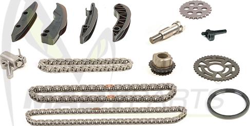 Mabyparts OTK039143 - Комплект цепи привода распредвала autospares.lv