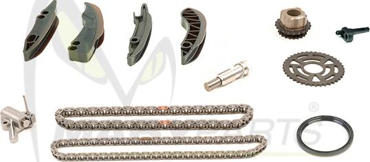 Mabyparts OTK039343 - Комплект цепи привода распредвала autospares.lv