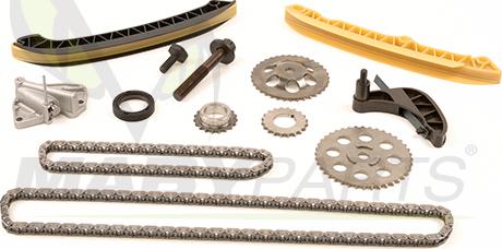 Mabyparts OTK030038 - Комплект цепи привода распредвала autospares.lv