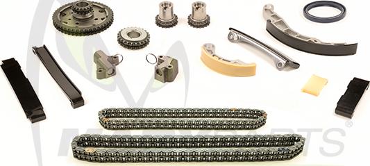 Mabyparts OTK030111 - Комплект цепи привода распредвала autospares.lv