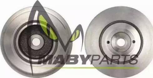 Mabyparts PV86095O - Шкив коленчатого вала autospares.lv