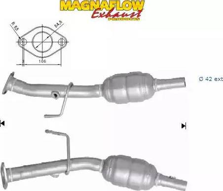 Magnaflow 69502 - Катализатор autospares.lv