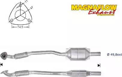 Magnaflow 65810D - Катализатор autospares.lv