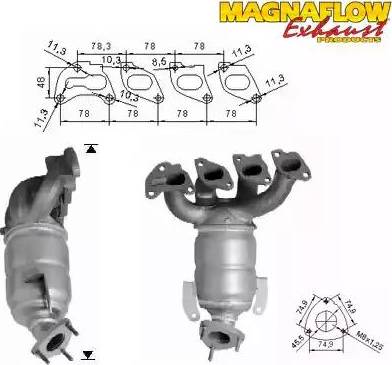 Magnaflow 65812 - Катализатор autospares.lv