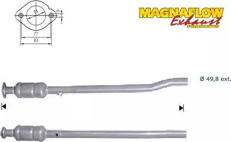 Magnaflow 68807 - Катализатор autospares.lv