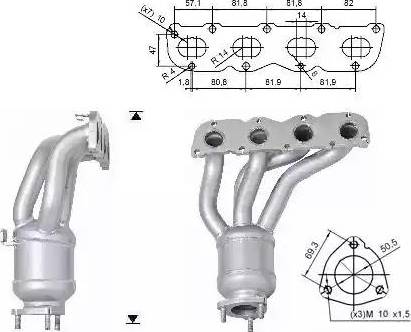 Magnaflow 68830 - Катализатор autospares.lv