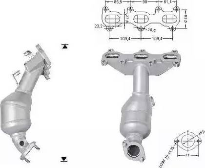 Magnaflow 63408 - Катализатор autospares.lv