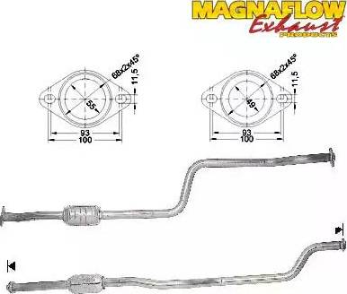 Magnaflow 84819D - Катализатор autospares.lv