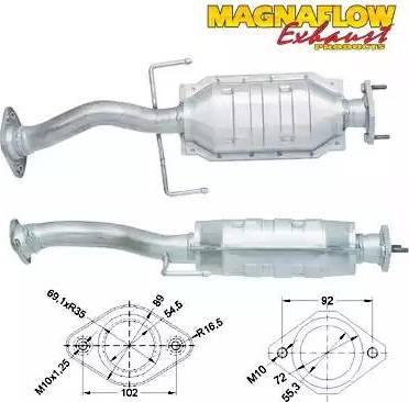 Magnaflow 84818 - Катализатор autospares.lv