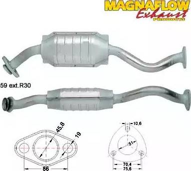 Magnaflow 85816 - Катализатор autospares.lv
