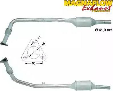 Magnaflow 87008 - Катализатор autospares.lv